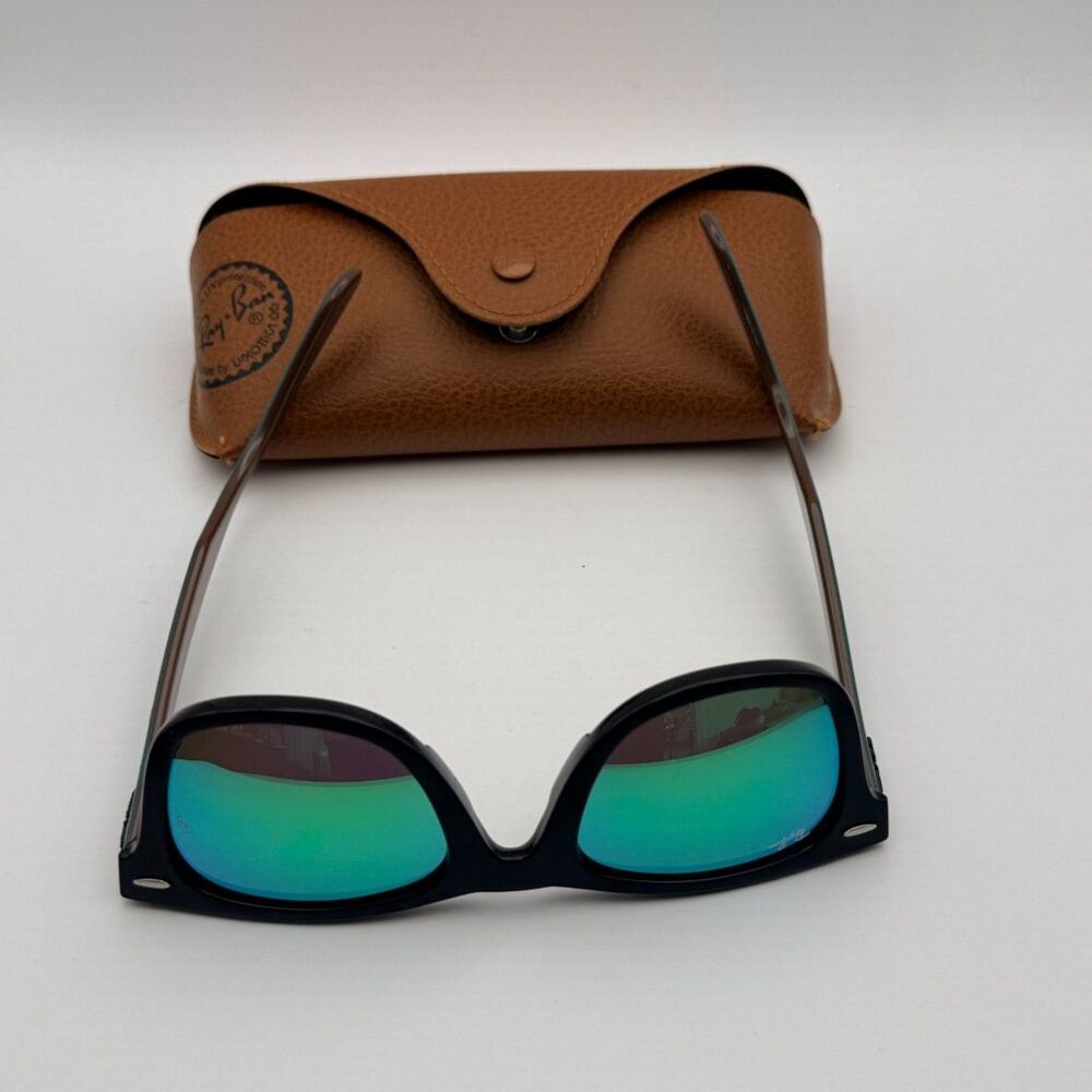 Turquoise and Brown Ray Ban Wayfarers RB2140 in 1175/19 Colorway